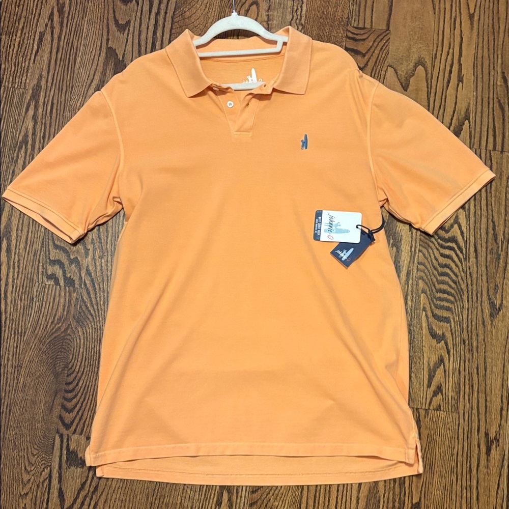 New with Tags johnnie-O Orange Polo Shirt Men’s Size Large